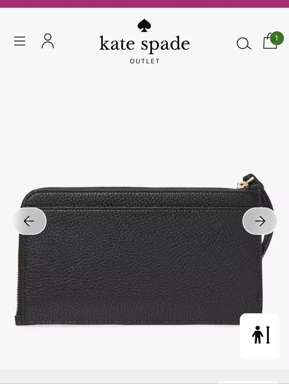 kate spade classic pebbled